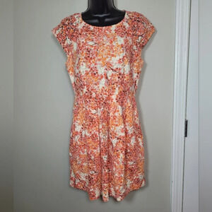 Madewell 1937 Painted Lace Bloom Floral Crochet Sheath Dress sz 6 style 47622